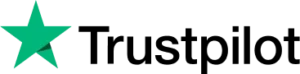 Trustpilot logo with a green star icon and brand name text
